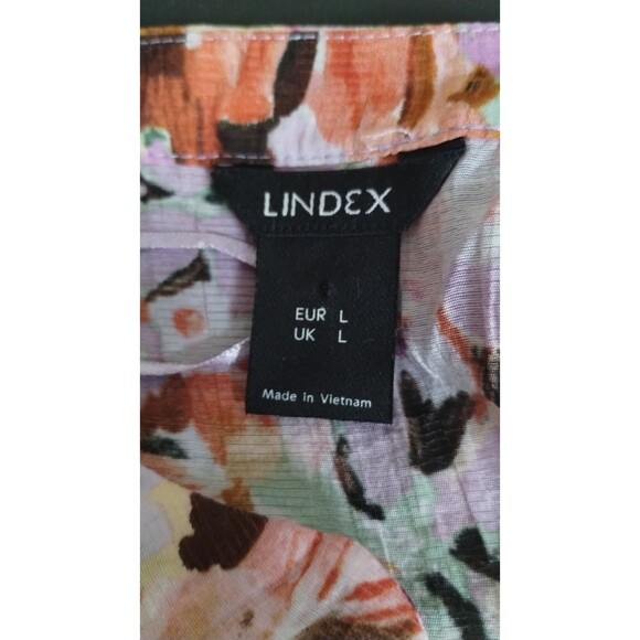 Lindex Smocked Long Sleeve in Floral Breeze womens size M/L - Picture 9 of 11